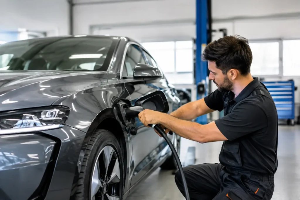 Elektrische auto onderhoud: wat is nodig?